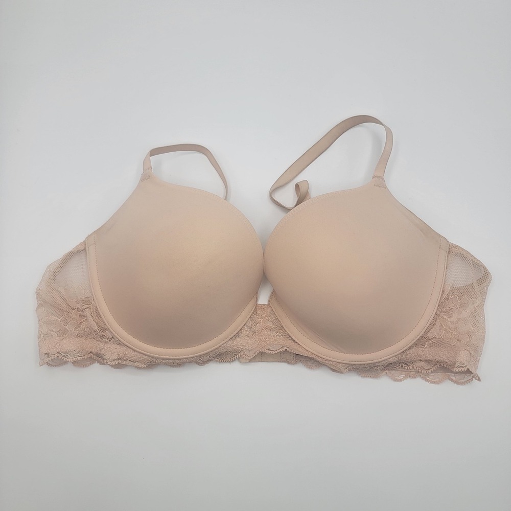 NATORI 36B Cameo Rose Statement Contour  Lace T-shirt Bra 721211